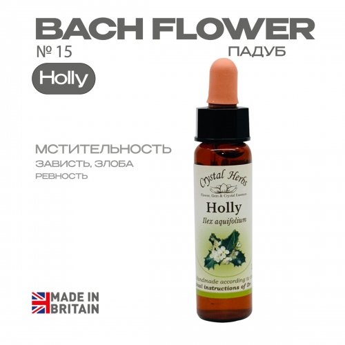 №15 Holly (Падуб) Холли - 10 мл. Англия №15 Holly (Падуб) Холли - 10 мл. Англия