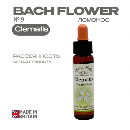 №9 Clematis (Ломонос) Клематис - 10 мл. Англия №9 Clematis (Ломонос) Клематис - 10 мл. Англия