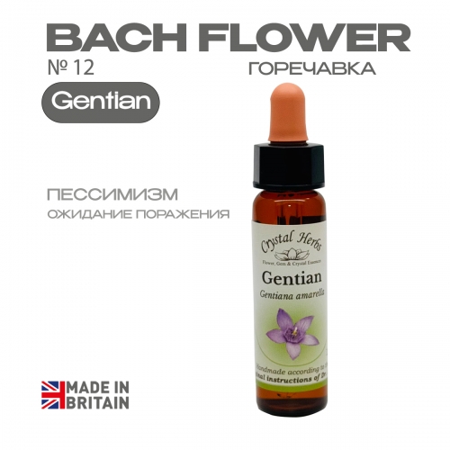 №12 Gentian (Горечавка) Гентиан - 10 мл. Англия №12 Gentian (Горечавка) Гентиан - 10 мл. Англия